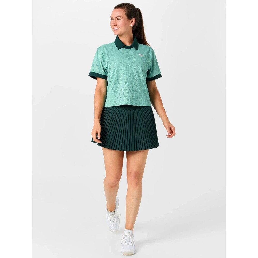 adidas Tennis Pro climacool Pleated Tennis Skirt Green JM4731 Women’s Medium NEW - Picture 15 of 16
